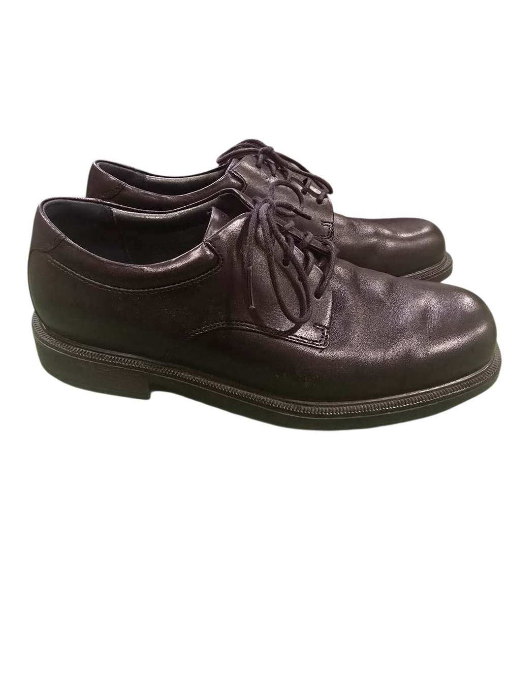 Rockport Men's Margin Oxford Black Leather Lace Up 8 1/2